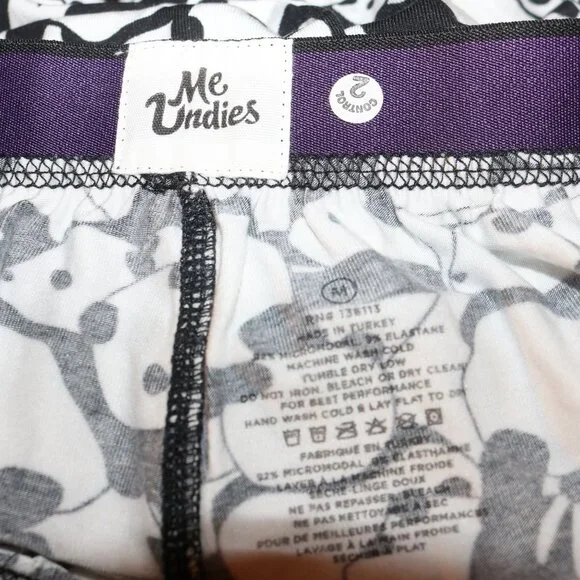 MeUndies Panda bears men's boxer shorts W/button size medium - Picture 4 of 4